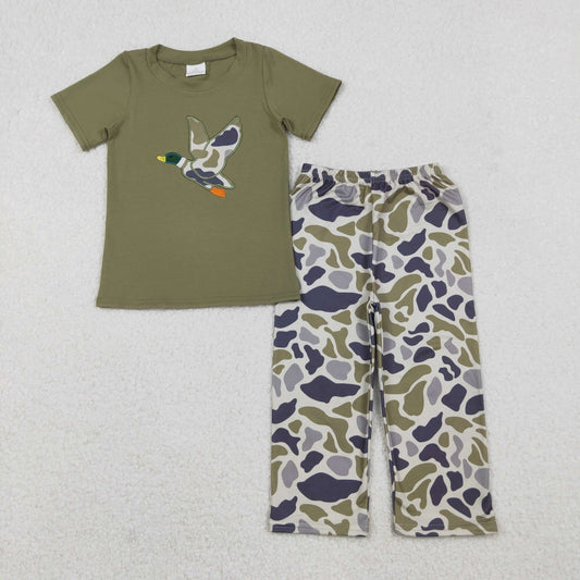 Boys Duck Flying Camp short sleeve set