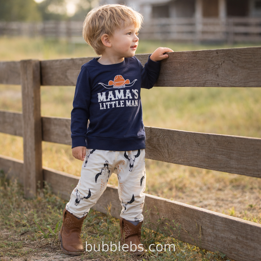 Mama's Little Man Boys Western Set