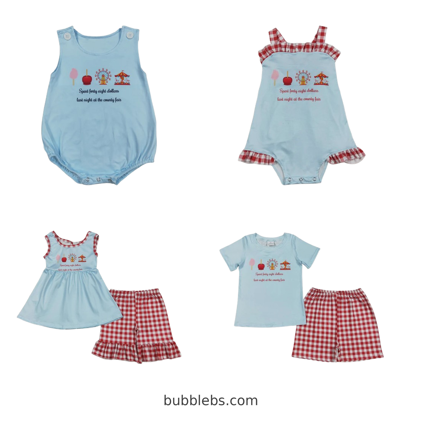 Spent Forty Eight Dollars County Fair Boys Two Piece