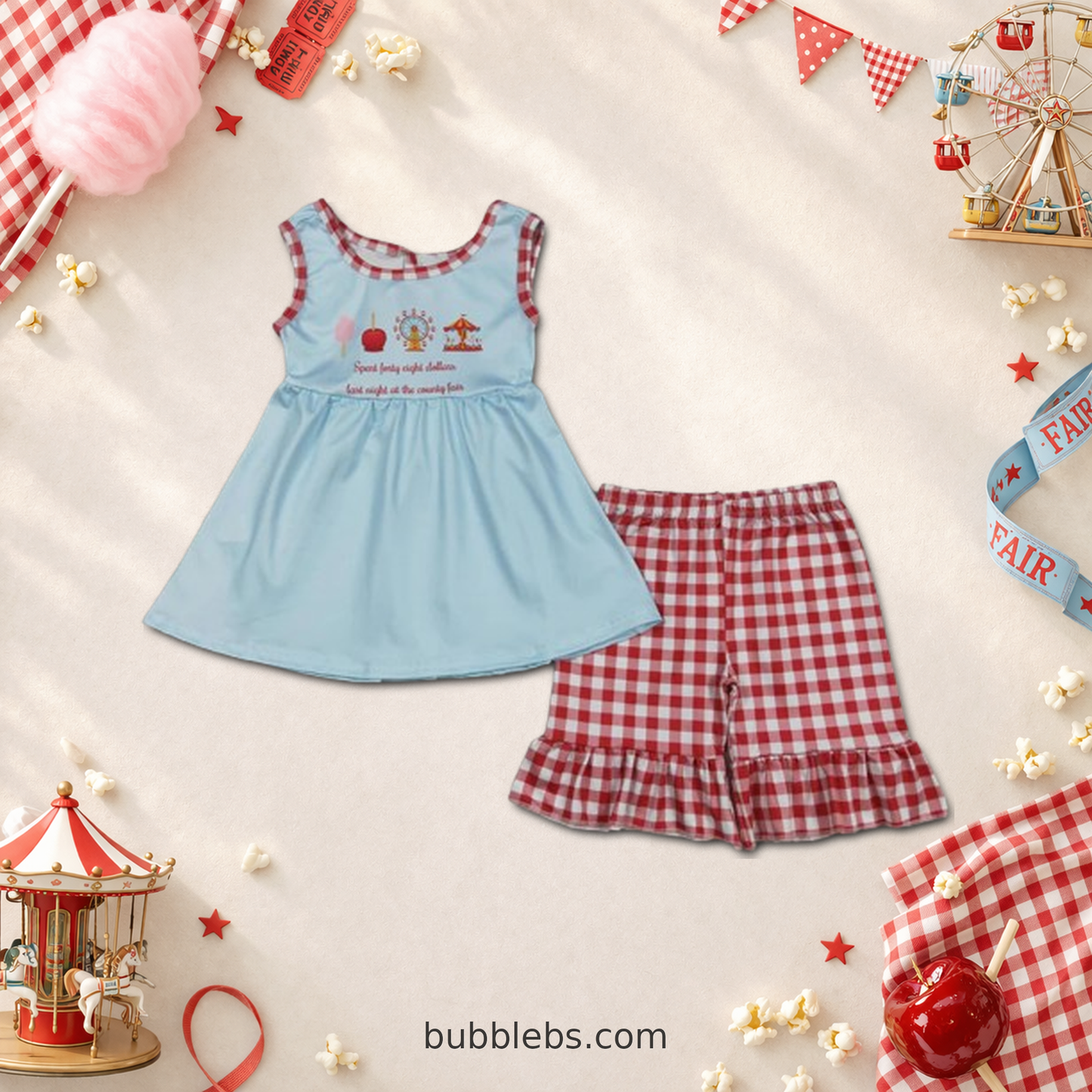 Spent Forty Eight Dollars County Fair Girls Two Piece