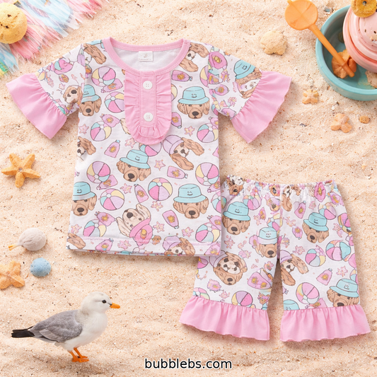 Sunny Puppy Beach Girls Two Piece Set