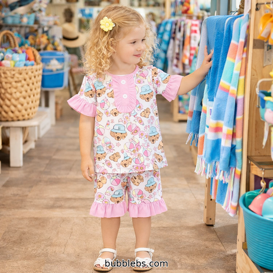 Sunny Puppy Beach Girls Two Piece Set