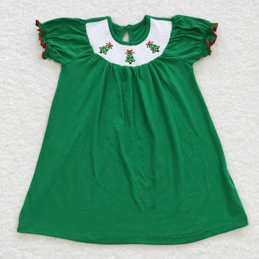 Girls Christmas Tree Dress
