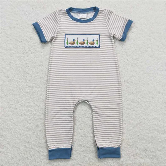 Boys Stripped Duck Onesie