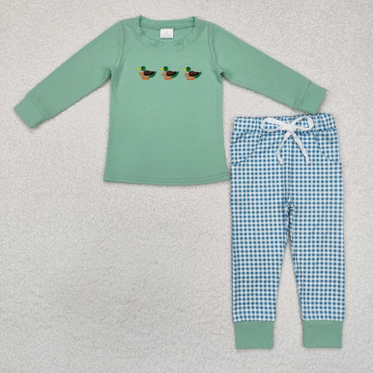 Boys Green Ducks Set