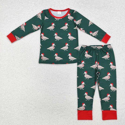 Boys Christmas Santa Duck Hat Set